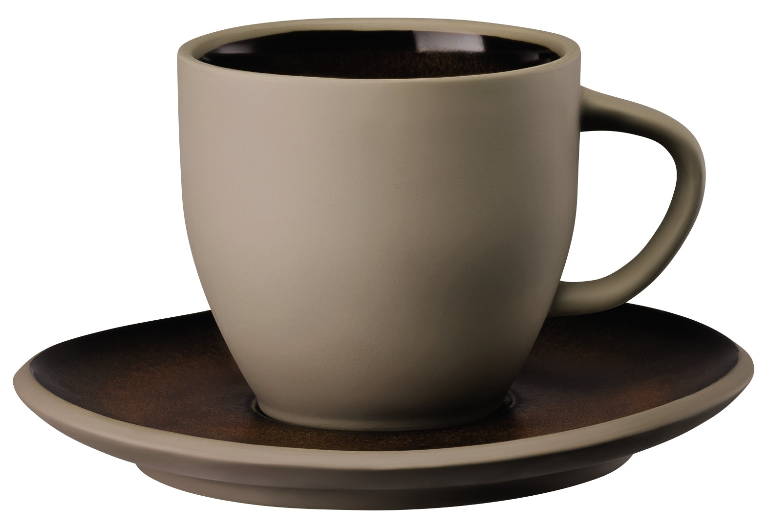 Rosenthal Junto Bronze Kaffeetasse mit Untertasse