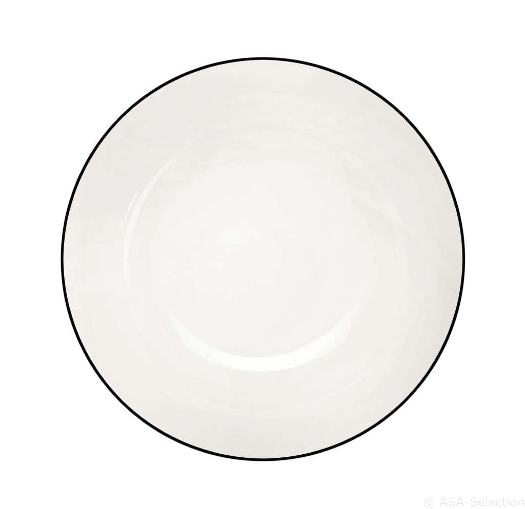 ASA à table ligne noire Pasta-/Suppenteller 22 cm