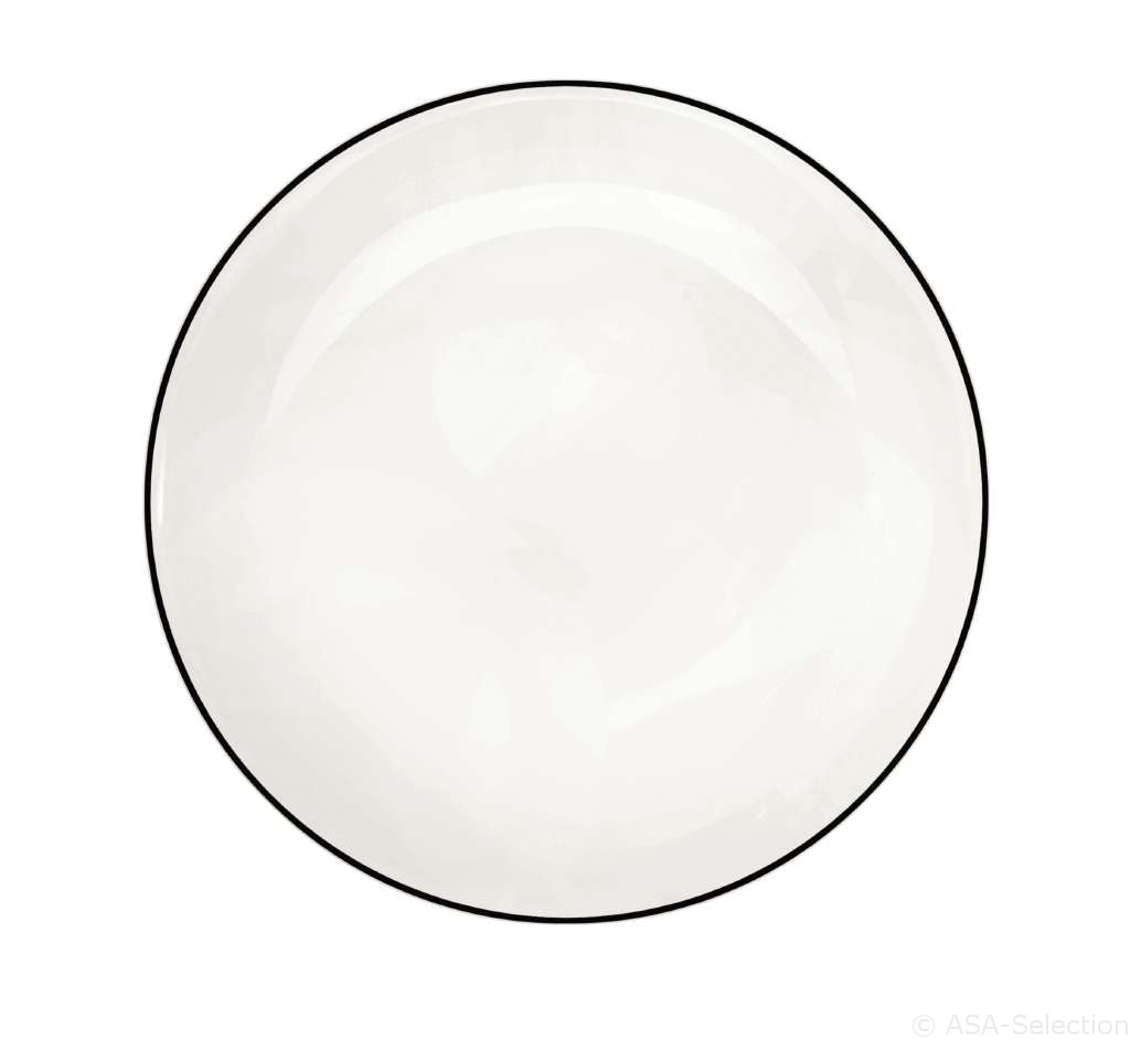 ASA à table ligne noire Dessertteller 21 cm