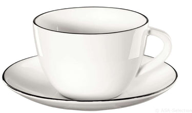 ASA à table ligne noire Kaffeetasse mit Untertasse 0,2
