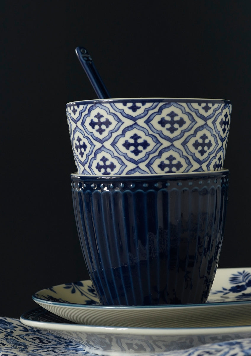 Greengate Alice Müslischale dark blue 14 cm Set6 Lifestyle