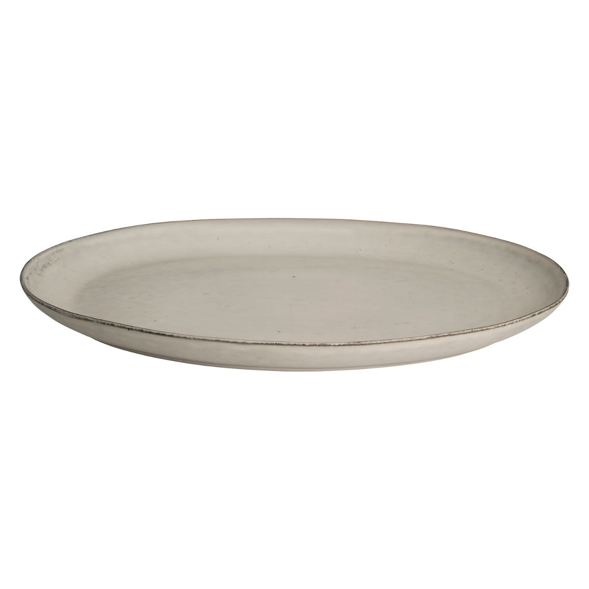 Broste Copenhagen NORDIC SAND Platte oval 26,5 x 35,5 cm