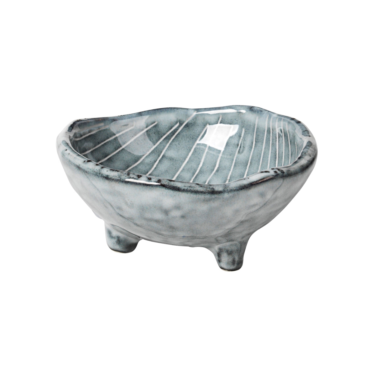 Broste Copenhagen NORDIC SEA Schale S mit kleinen Füßen 8,5 cm