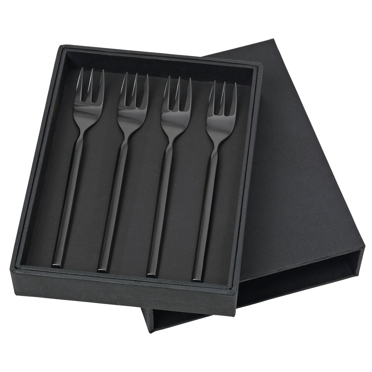 Broste Copenhagen TVIS Kuchengabel titanium black 4tlg.