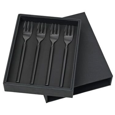 Broste Copenhagen TVIS Kuchengabel titanium black 4tlg.