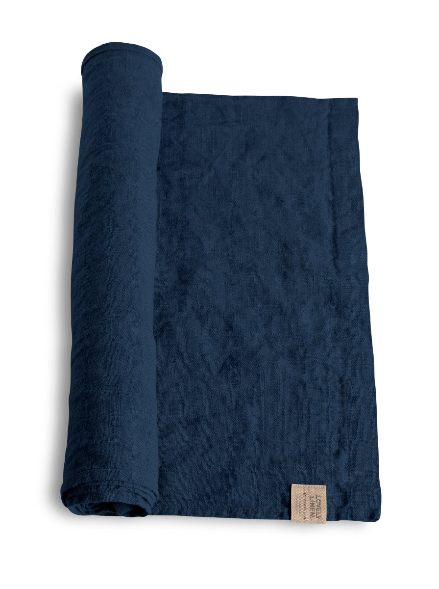 Lovely Linen Lovely Tischläufer Leinen midnight blue (1 Stück)