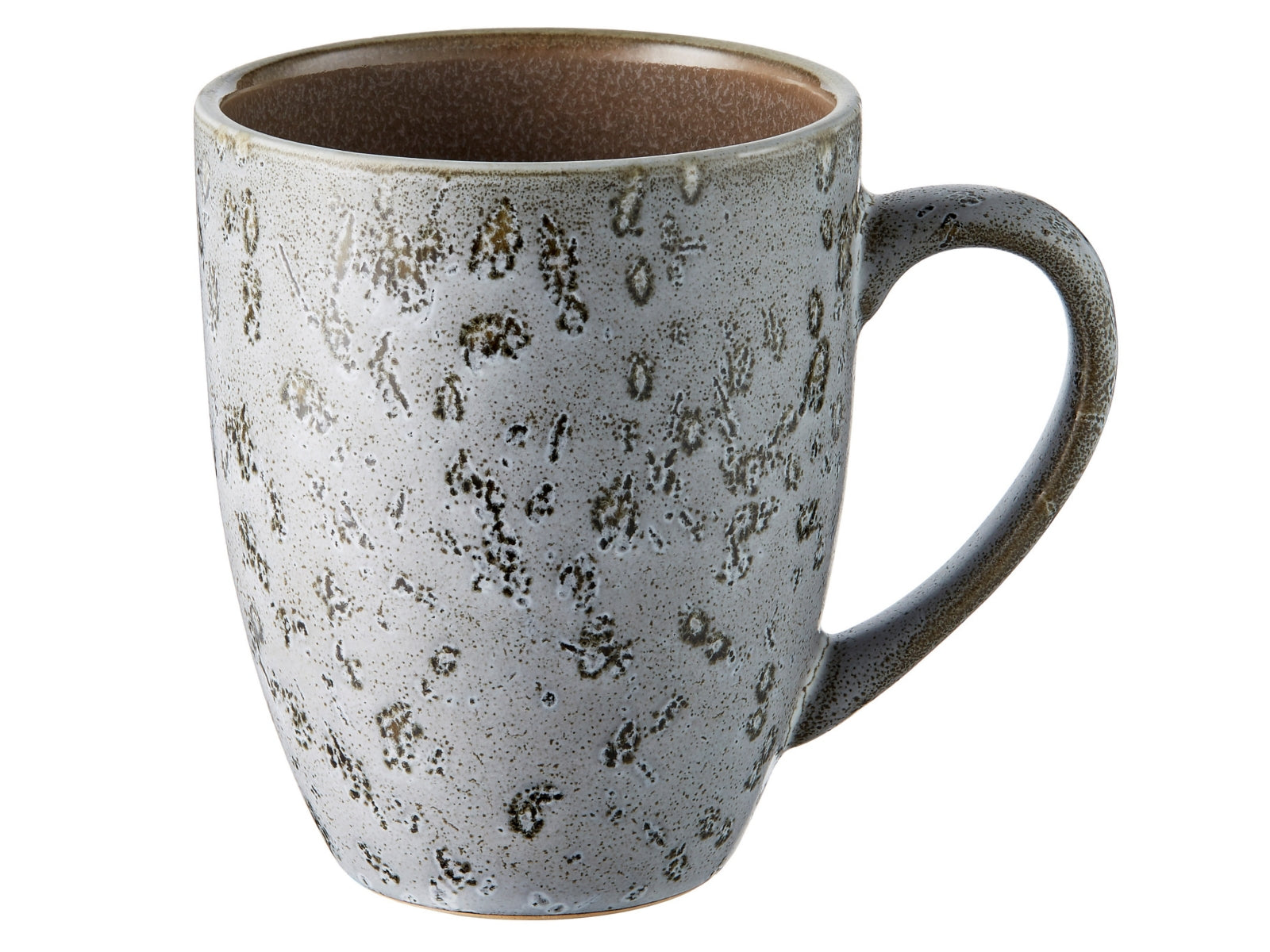 Bitz Becher mit Henkel matt grey / shiny grey 0,3 l