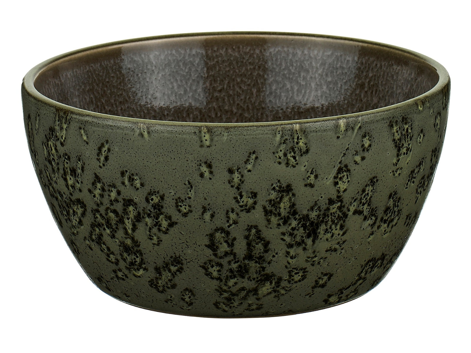 Bitz Bowl matt green / shiny grey 12 cm