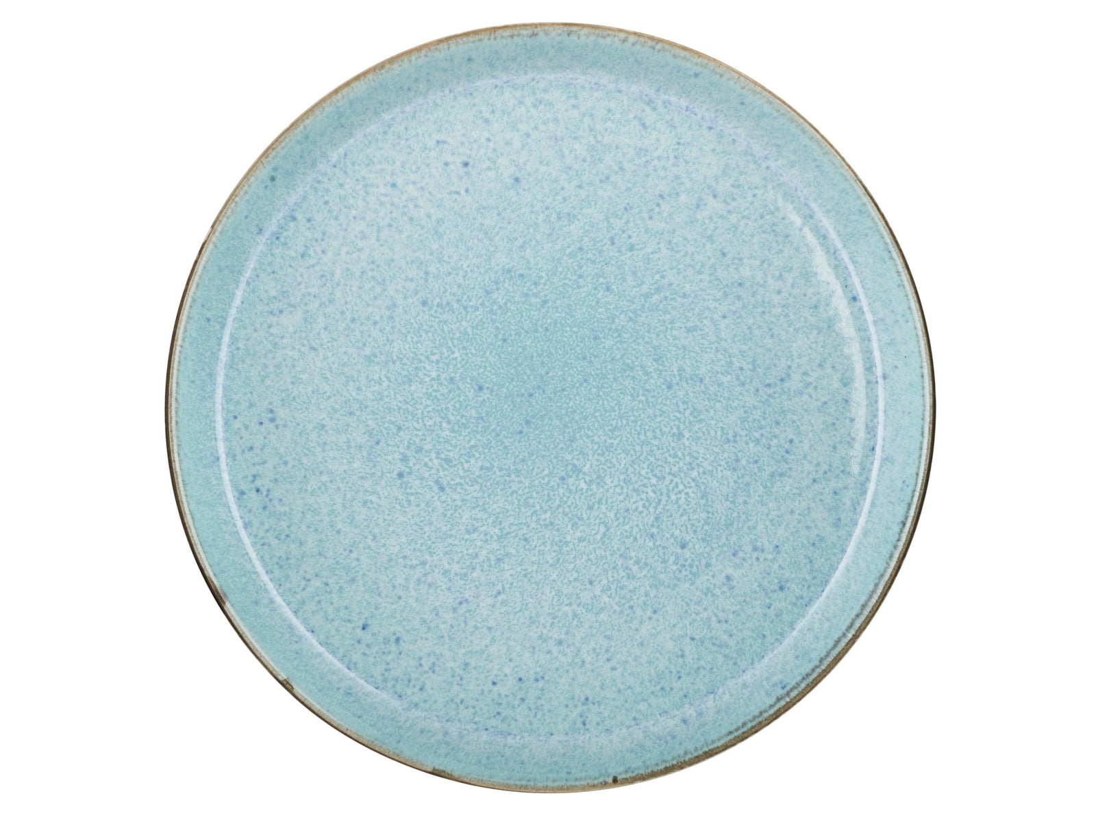Bitz Speiseteller matt grey / shiny light blue 27 cm