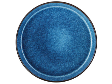 Bitz Speiseteller matt black / shiny dark blue 27 cm