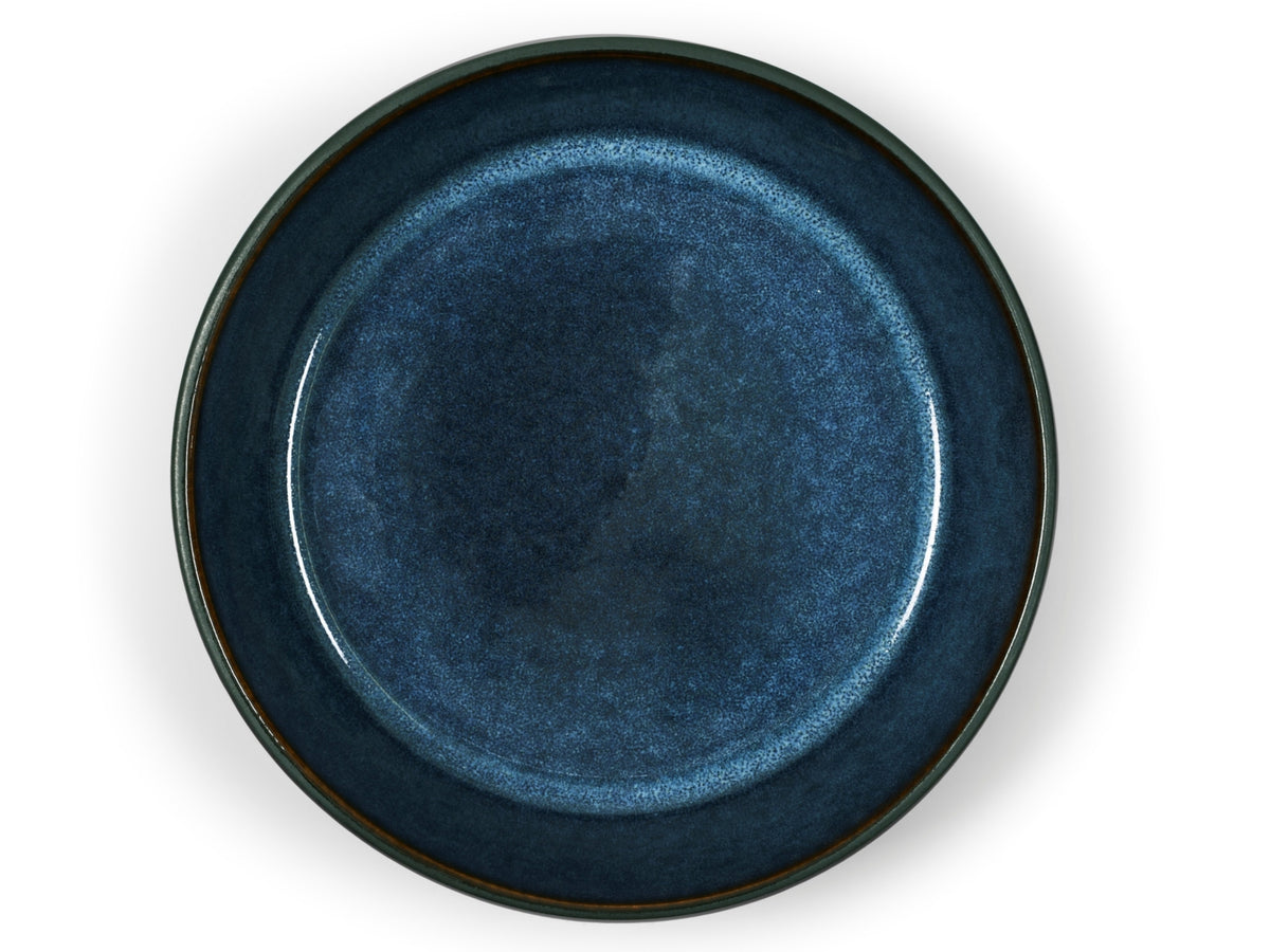 Bitz Bowl matt black / shiny dark blue 18 cm