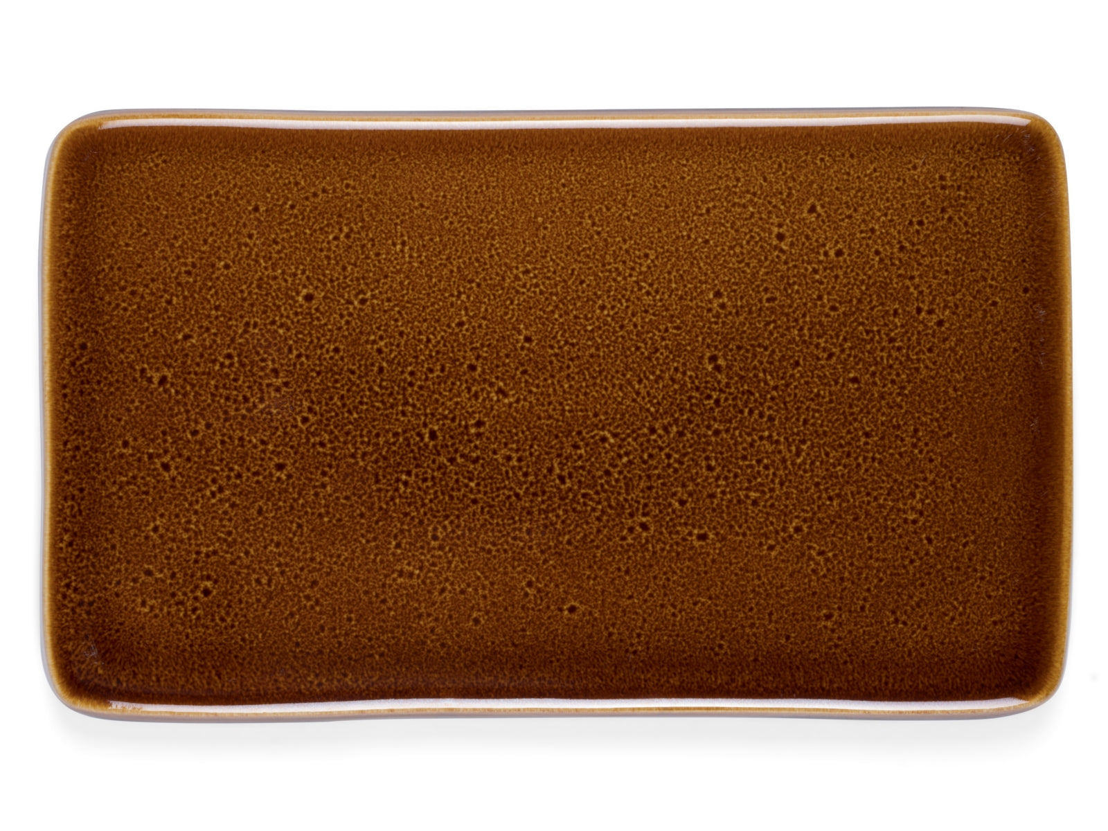 Bitz Side plate amber 22 x 12,8 cm