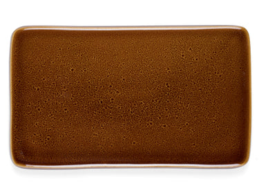 Bitz Side plate amber 22 x 12,8 cm