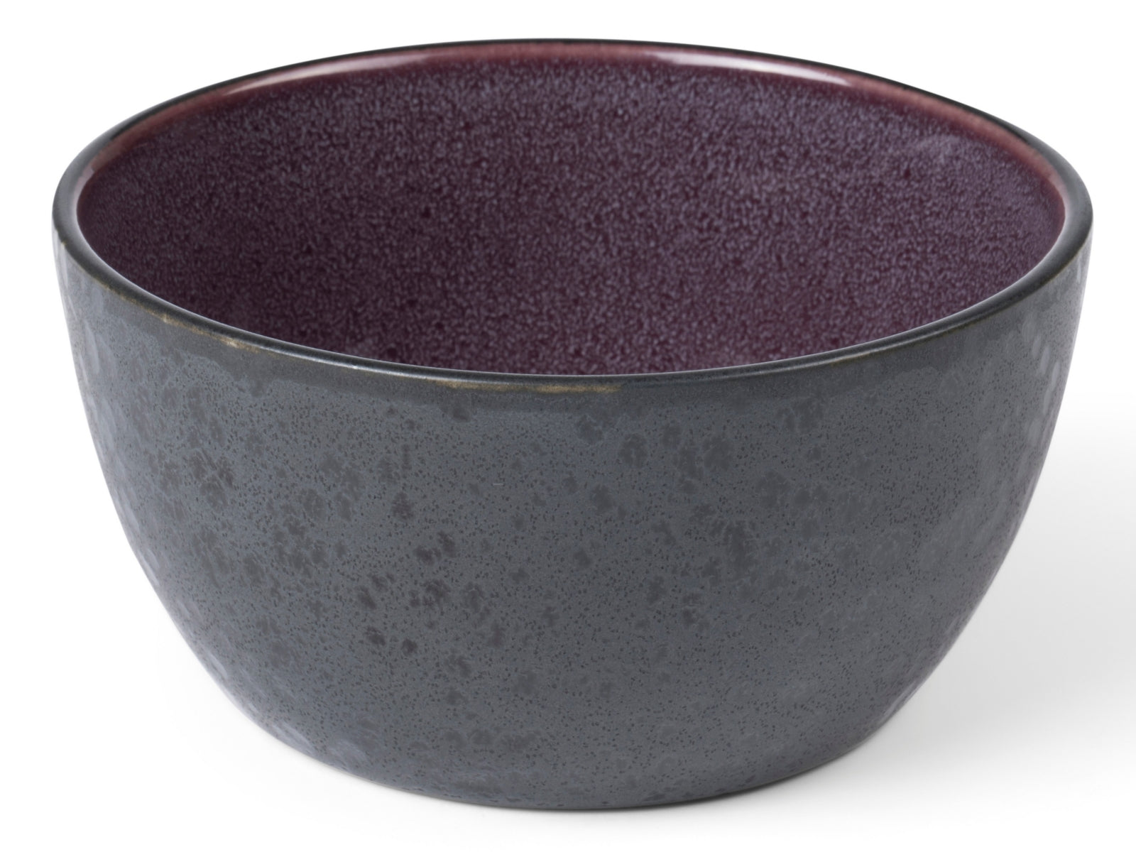 Bitz Bowl matt black / shiny lilac 14 cm