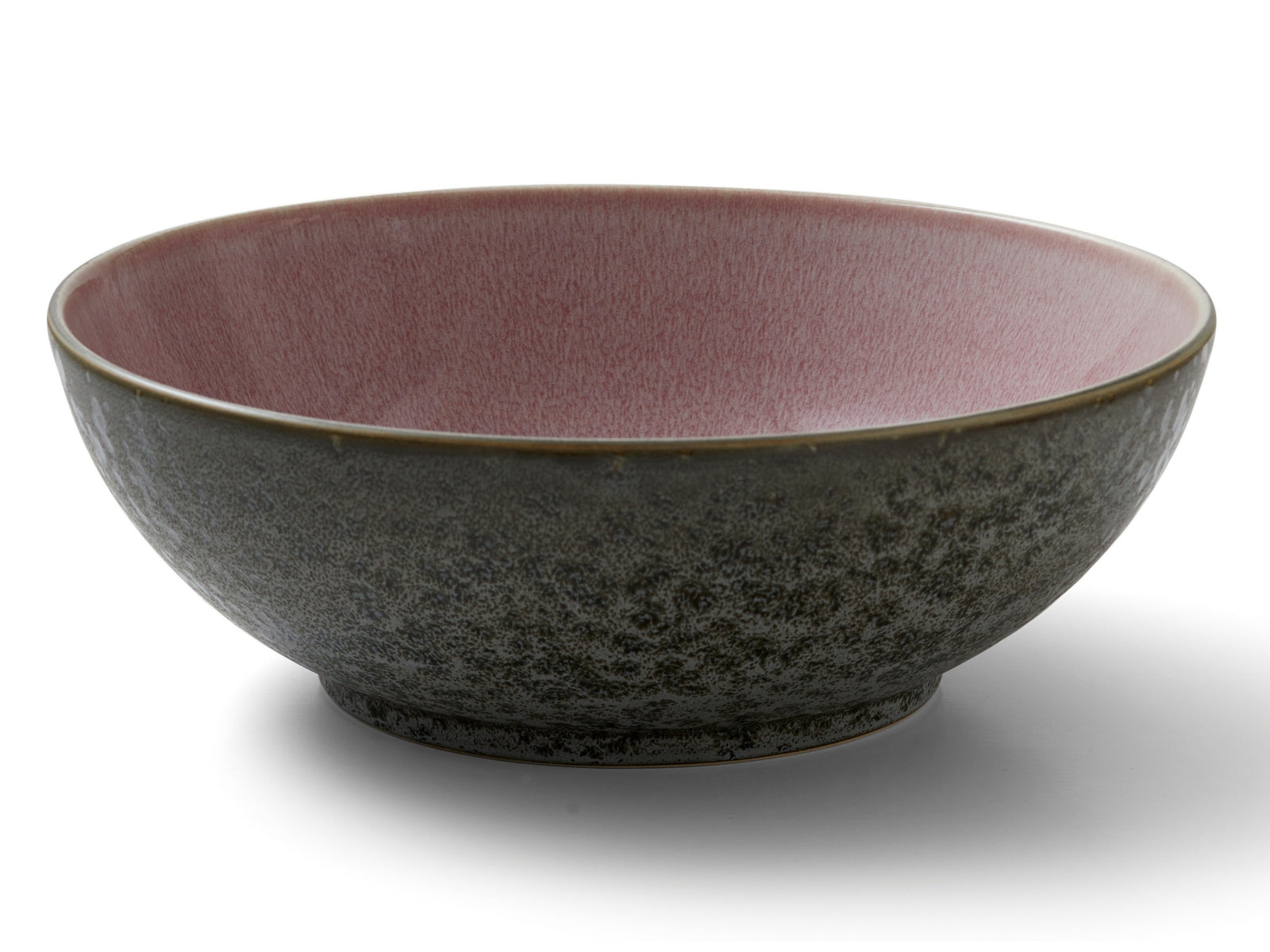 Bitz Salatschüssel matt grey / shiny light pink 30 cm