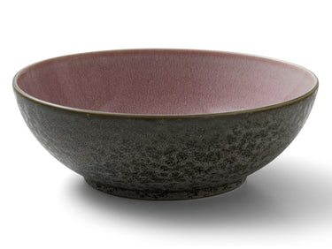 Bitz Salatschüssel matt grey / shiny light pink 30 cm