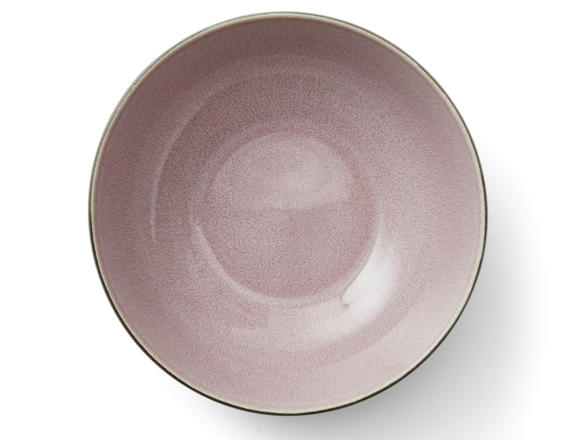 Bitz Salatschüssel matt grey / shiny light pink 30 cm