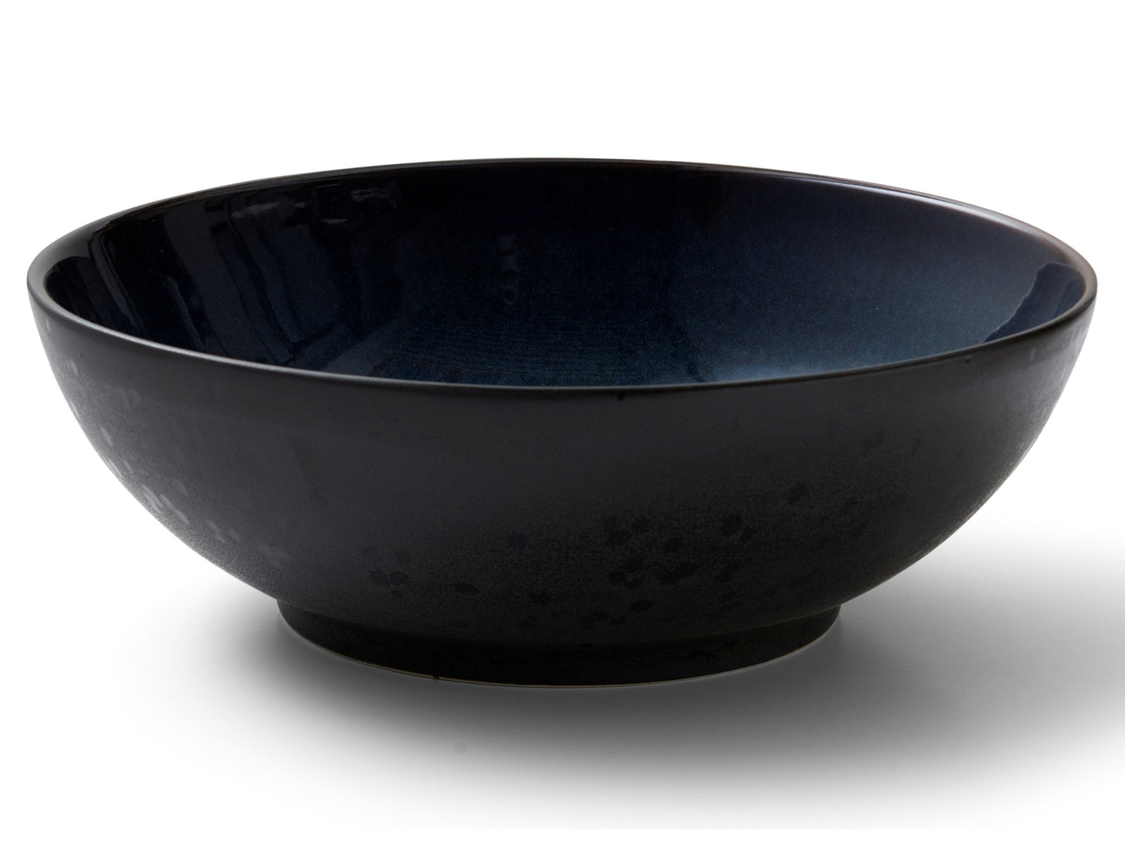 Bitz Salatschüssel matt black / shiny dark blue 30 cm