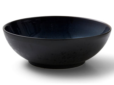 Bitz Salatschüssel matt black / shiny dark blue 30 cm