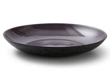 Bitz Schale matt black / shiny lilac 40 cm