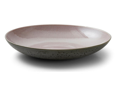 Bitz Schale matt grey / shiny light pink 40 cm