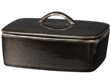 Broste Copenhagen NORDIC COAL Butterdose 15 cm