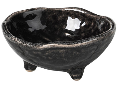 Broste Copenhagen NORDIC COAL Schale S kleine Füße 8,5 cm