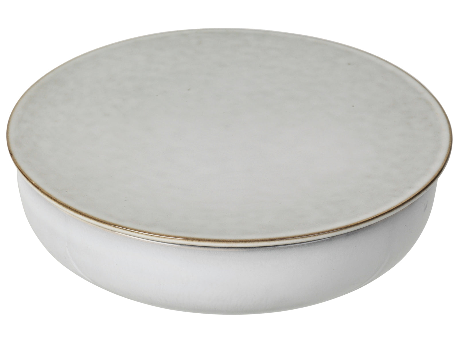 Broste Copenhagen NORDIC SAND Schale mit Deckel 17 cm