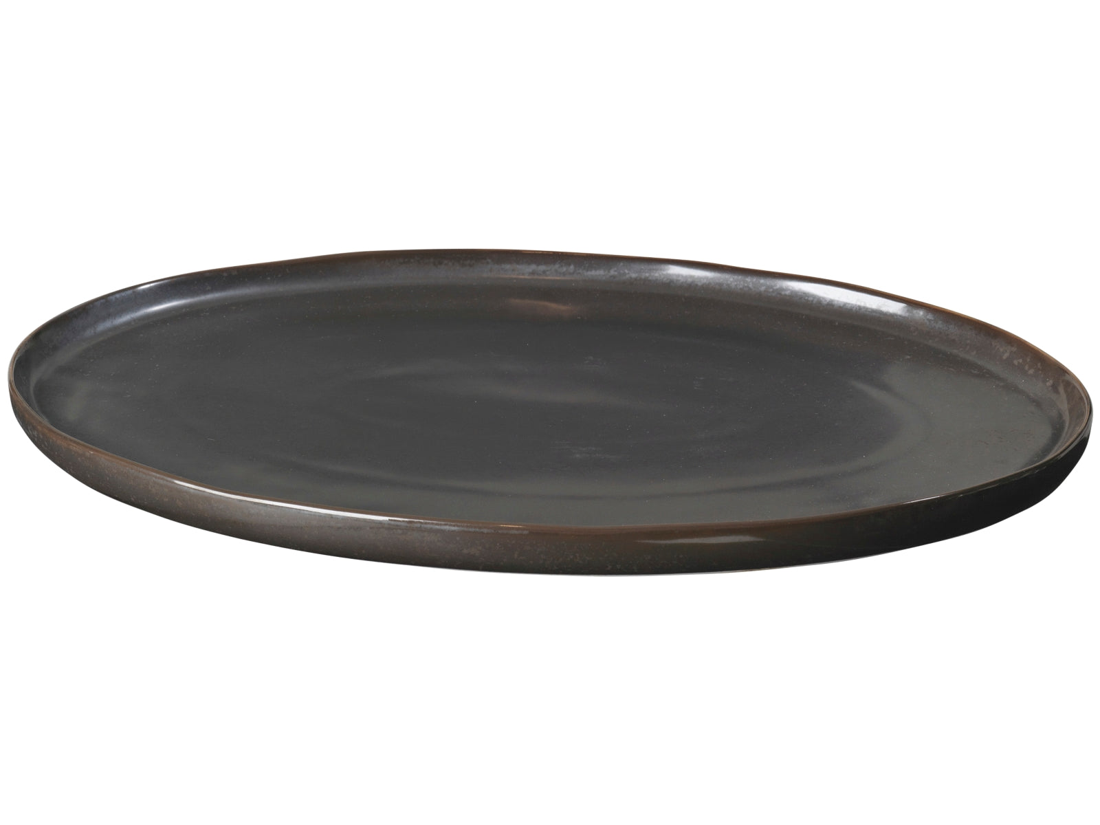 Broste Copenhagen ESRUM NIGHT Platte oval L 39 cm Freisteller