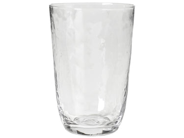 Broste Copenhagen HAMMERED Trinkglas 4tlg. klar 0,5 l
