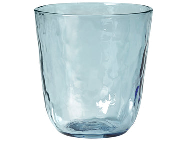 Broste Copenhagen HAMMERED Trinkglas 4tlg. blau 0,335 l