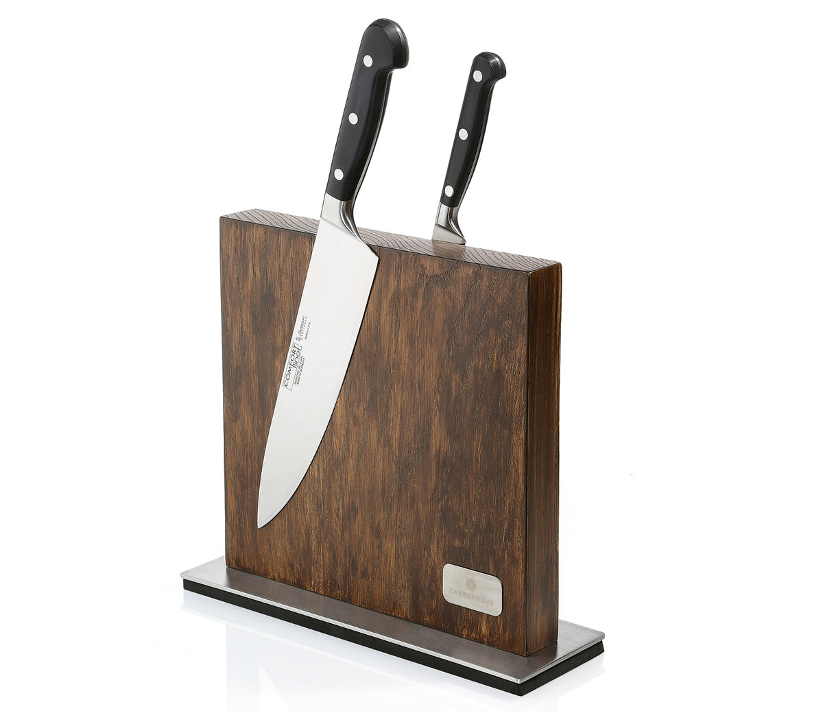 Zassenhaus Magnet-Messerblock Esche 28 x 9 x 25,5 cm