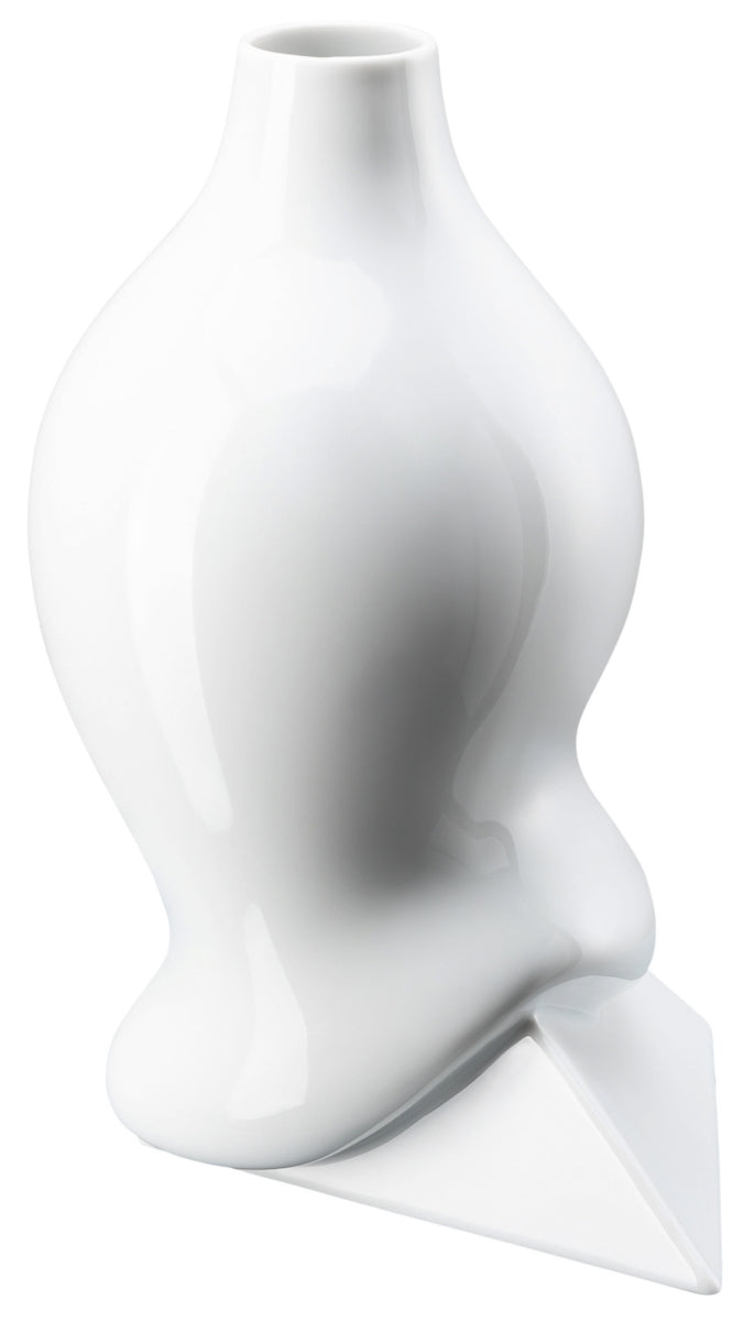 Rosenthal Sirop Weiss glasiert Vase 28 cm