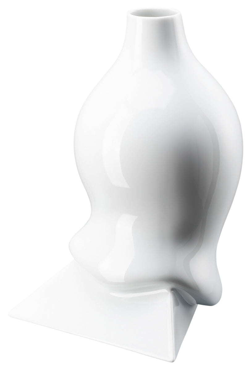 Rosenthal Sirop Weiss glasiert Vase 28 cm
