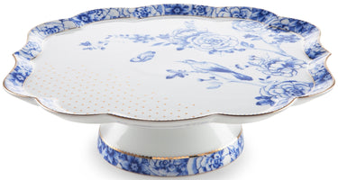 PIP STUDIO Royal White Tortenplatte auf Fuss 24 cm