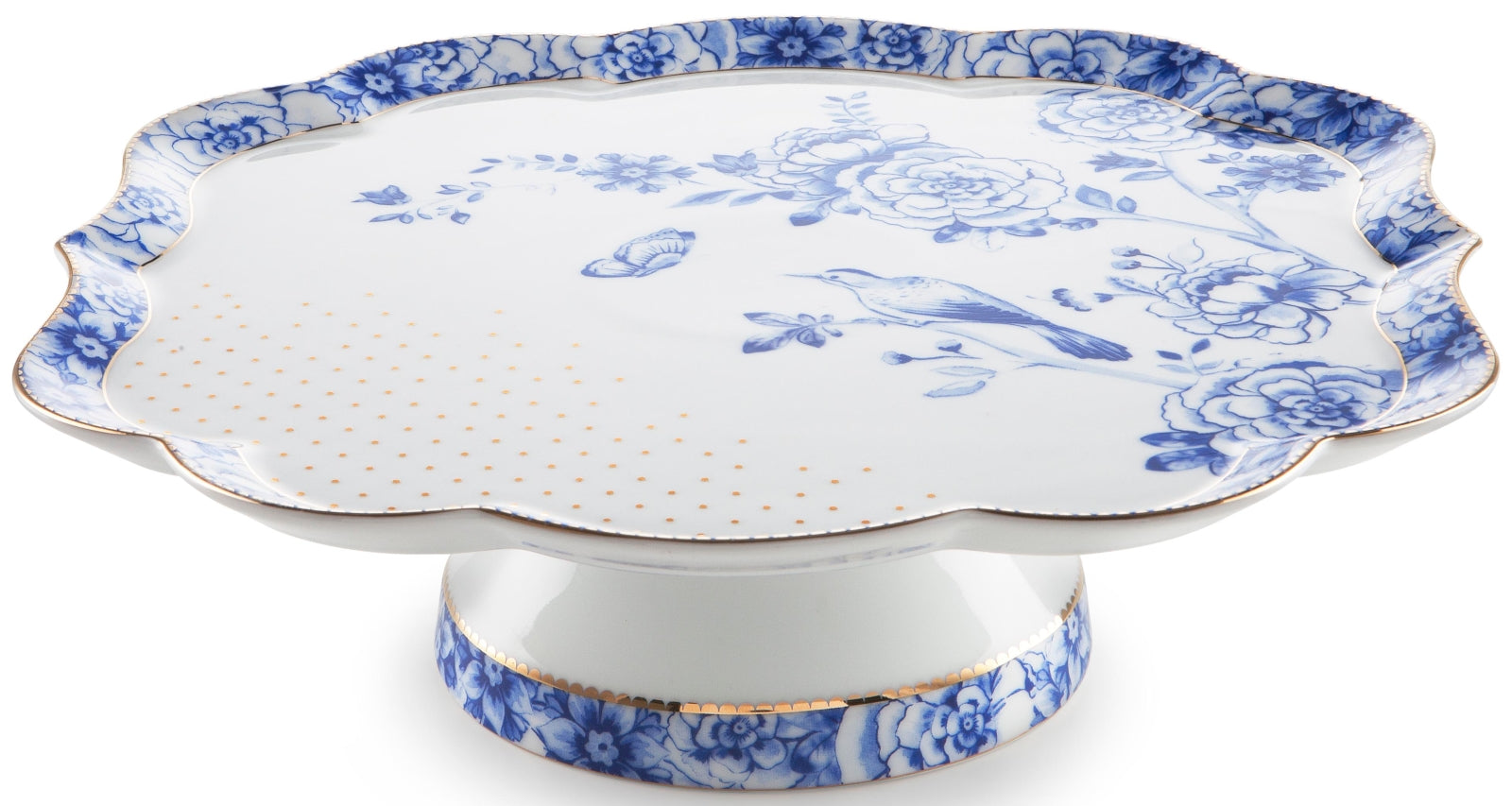 PIP STUDIO Royal White Tortenplatte auf Fuss 24 cm