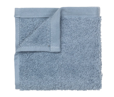 Blomus RIVA Gästehandtücher Ashley Blue 30 x 30 cm Set4 Freisteller
