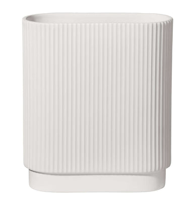 ASA Art Deco Vase weiss 20 cm