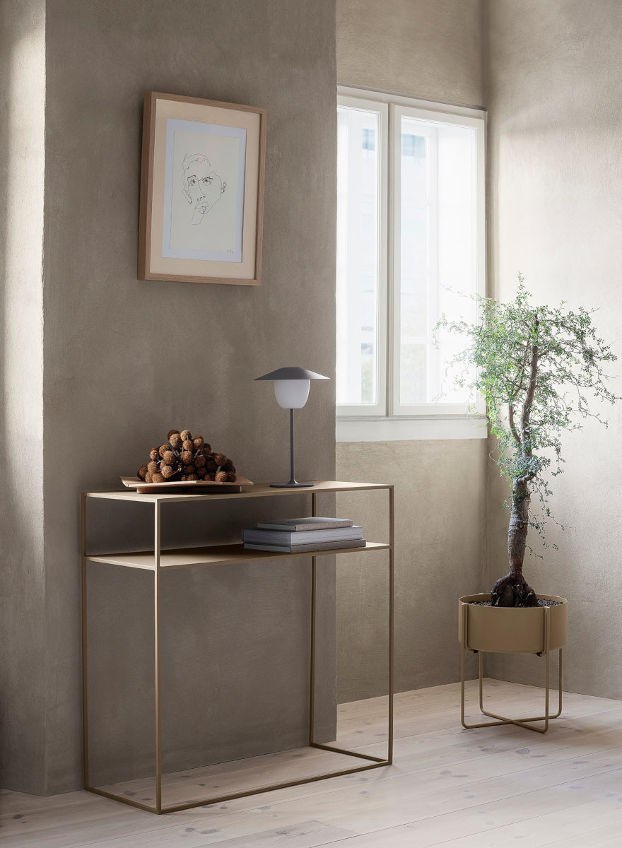 Blomus KENA Pflanzgefäß mit Gestell nomad 39 cm
