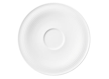 Seltmann Weiden Beat Weiss uni Kombi-Untertasse gross 16,5 cm