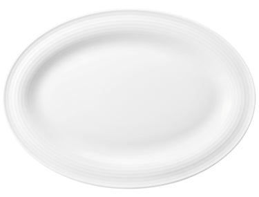 Seltmann Weiden Beat Weiss uni Servierplatte schmal 25 x 18 cm