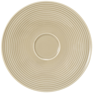 Seltmann Weiden Beat Sandbeige uni Kombi-Untertasse gross 16,5 cm