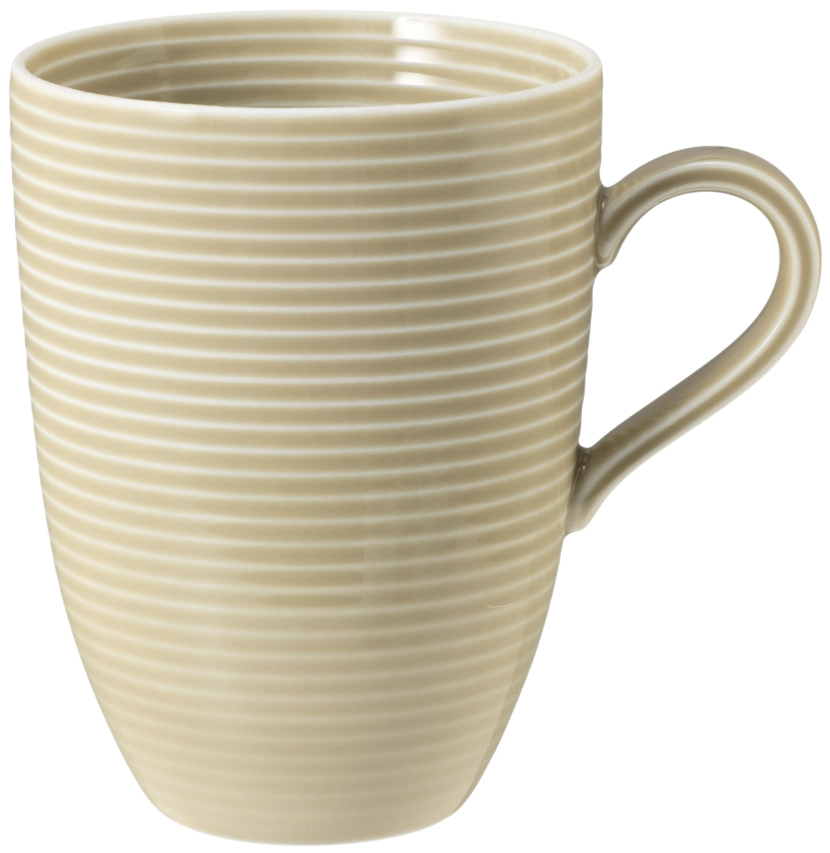 Seltmann Weiden Beat Sandbeige uni Becher mit Henkel 0,35 l