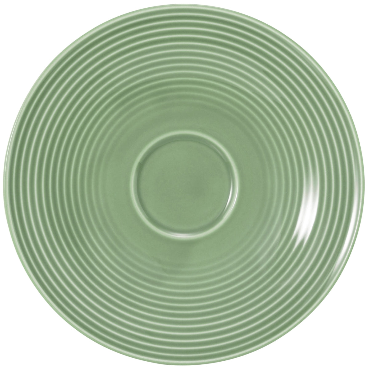 Seltmann Weiden Beat Salbeigrün uni Kombi-Untertasse gross 16,5 cm