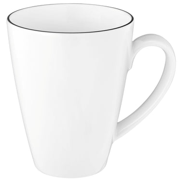 Seltmann Weiden Lido Black Line Becher mit Henkel Tambel 0,35 l