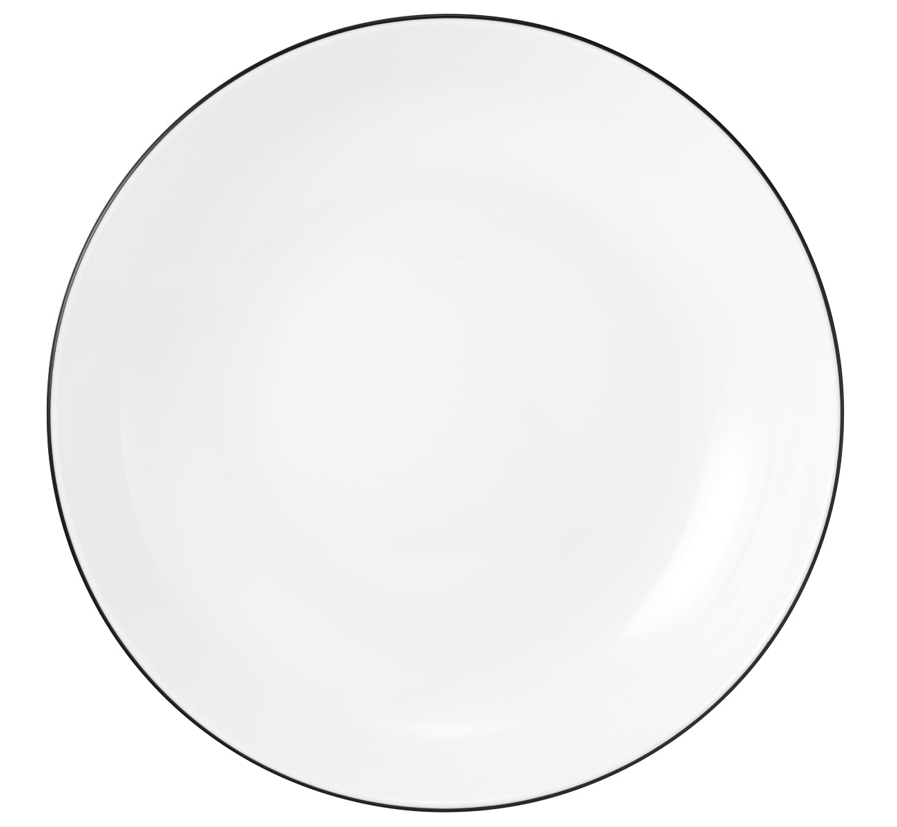 Seltmann Weiden Lido Black Line Suppenteller rund 21 cm