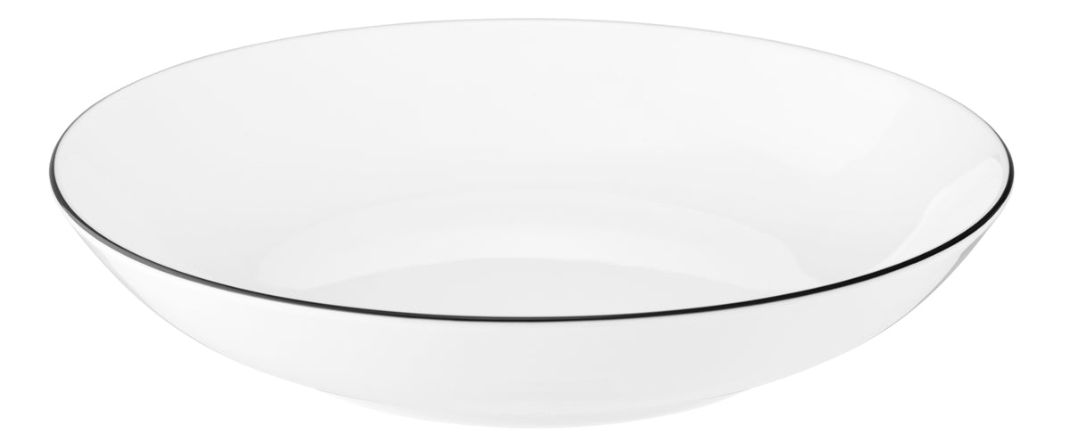 Seltmann Weiden Lido Black Line Suppenteller rund 21 cm