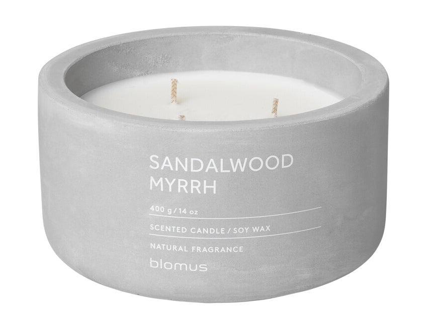 Blomus FRAGA Duftkerze micro chip Sandalwood Myrrh 13 cm