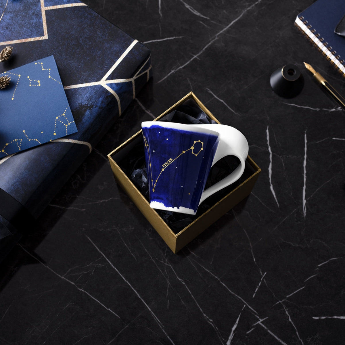 Villeroy & Boch New Wave Stars Becher mit Henkel Fische 0,3 l