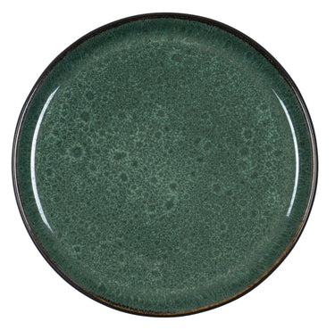 Bitz Frühstücksteller black / green 21 cm